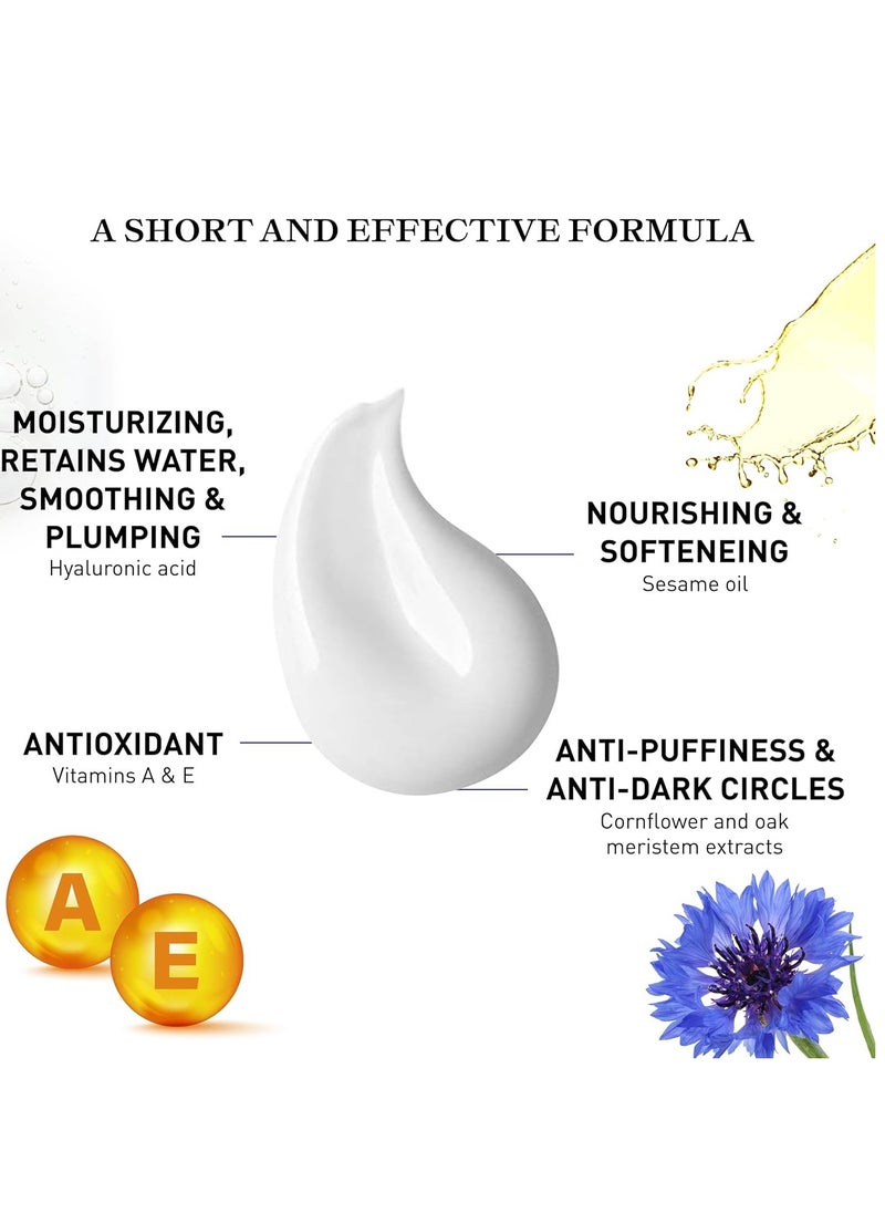 Embryolisse Smoothing Eye Contour Care. Revitalizing Gel Cream Treatment. Reduce Fine Lines, Circles, Puffiness, 0.50 fl.oz.
