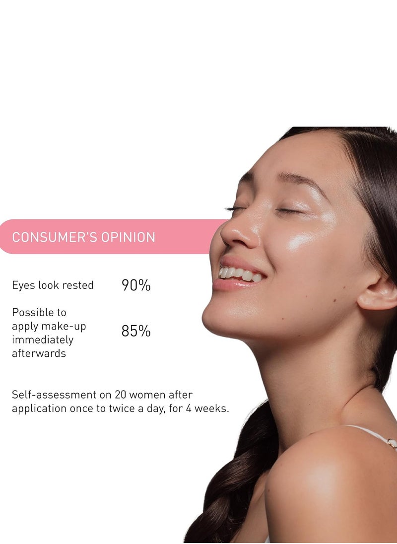 Embryolisse Smoothing Eye Contour Care. Revitalizing Gel Cream Treatment. Reduce Fine Lines, Circles, Puffiness, 0.50 fl.oz.
