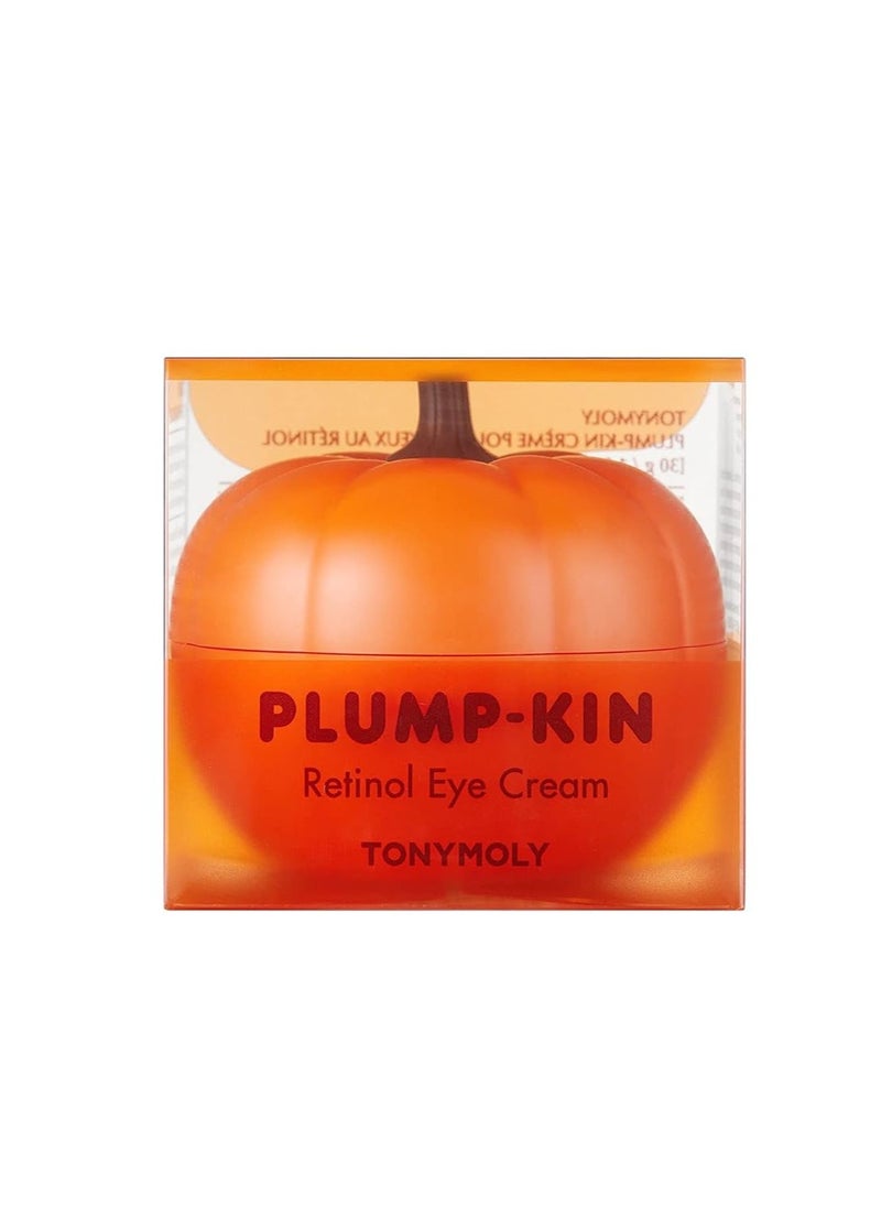TONYMOLY Plump-kin Retinol Eye Cream, Korean Eye Cream, Easter Basket Stuffer, Skin Tightening & Hydrating, with Pumpkin Extract, 30g