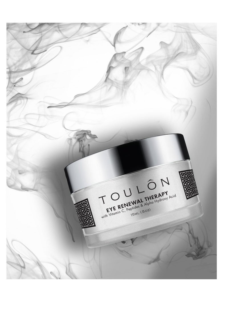 Eye Cream for Dark Circles, Puffiness and Wrinkles. Reduces Fine Lines with Vitamin C, Peptides & Alpha Hydroxy Acid. Minimizes Crows Feet, Puffy Eyes and Bags