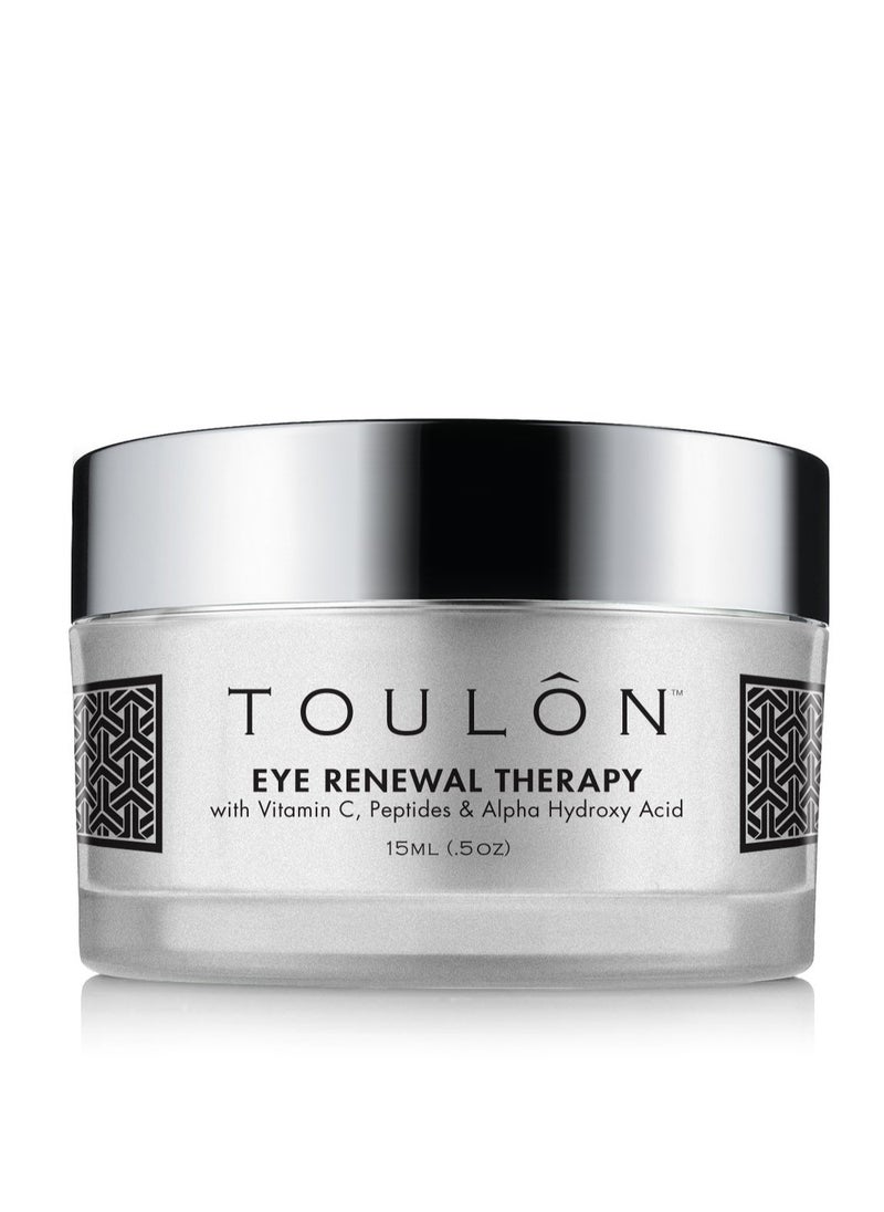 Eye Cream for Dark Circles, Puffiness and Wrinkles. Reduces Fine Lines with Vitamin C, Peptides & Alpha Hydroxy Acid. Minimizes Crows Feet, Puffy Eyes and Bags