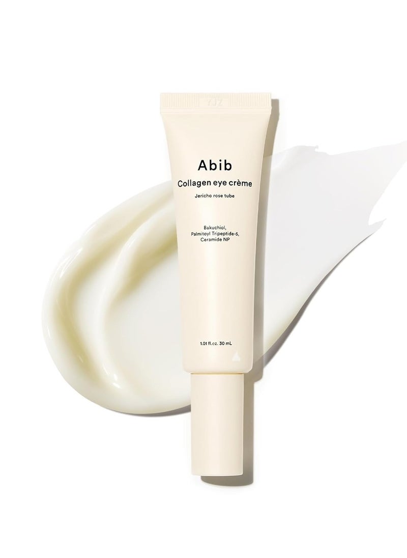 Abib Collagen Eye Crème Jericho Rose Tube for Dark Circles and Puffiness, Under Eye Fine Lines