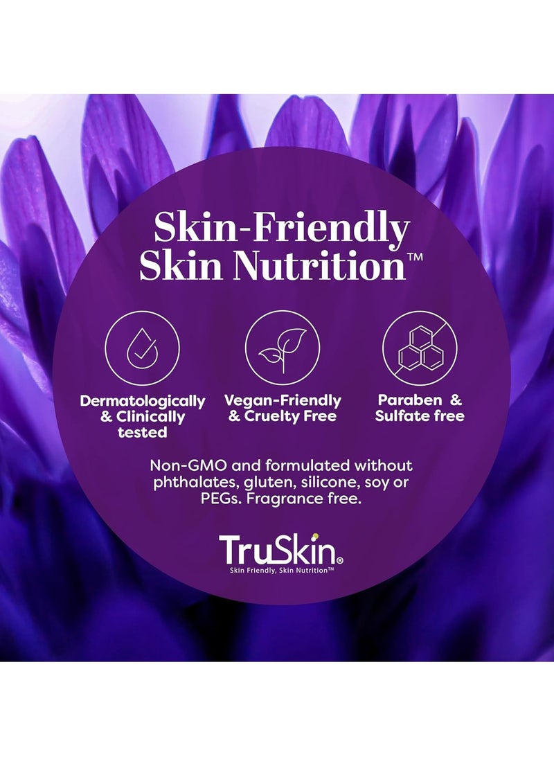 TruSkin Longevity Eye Cream – Caffeine Eye Cream with Bakuchiol, Lingonberry Stem Cells & Green Coffee Bean – Healthy Aging Gentle Retinol Alternative, Puffiness, Dark Circles, 0.5 fl oz