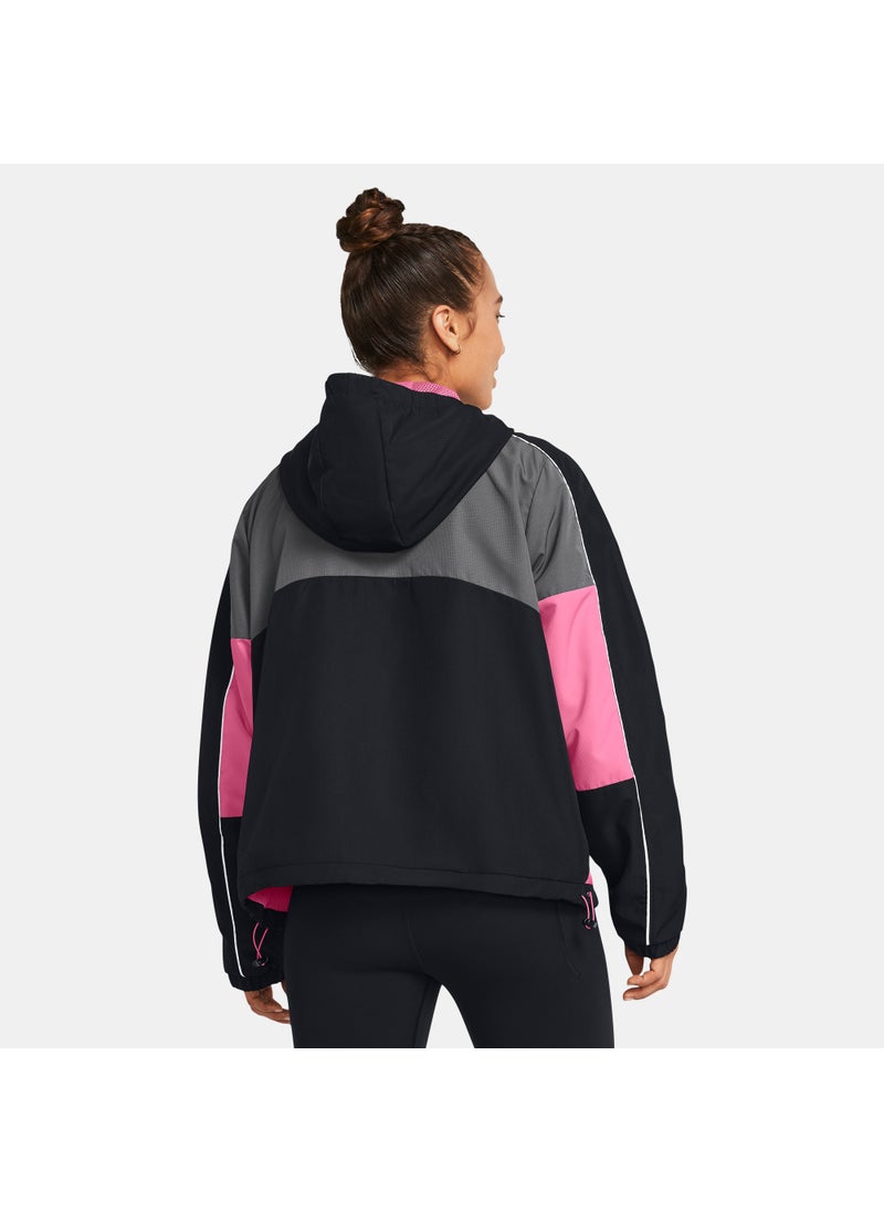 Women's Colourblock Windbreaker Jacket