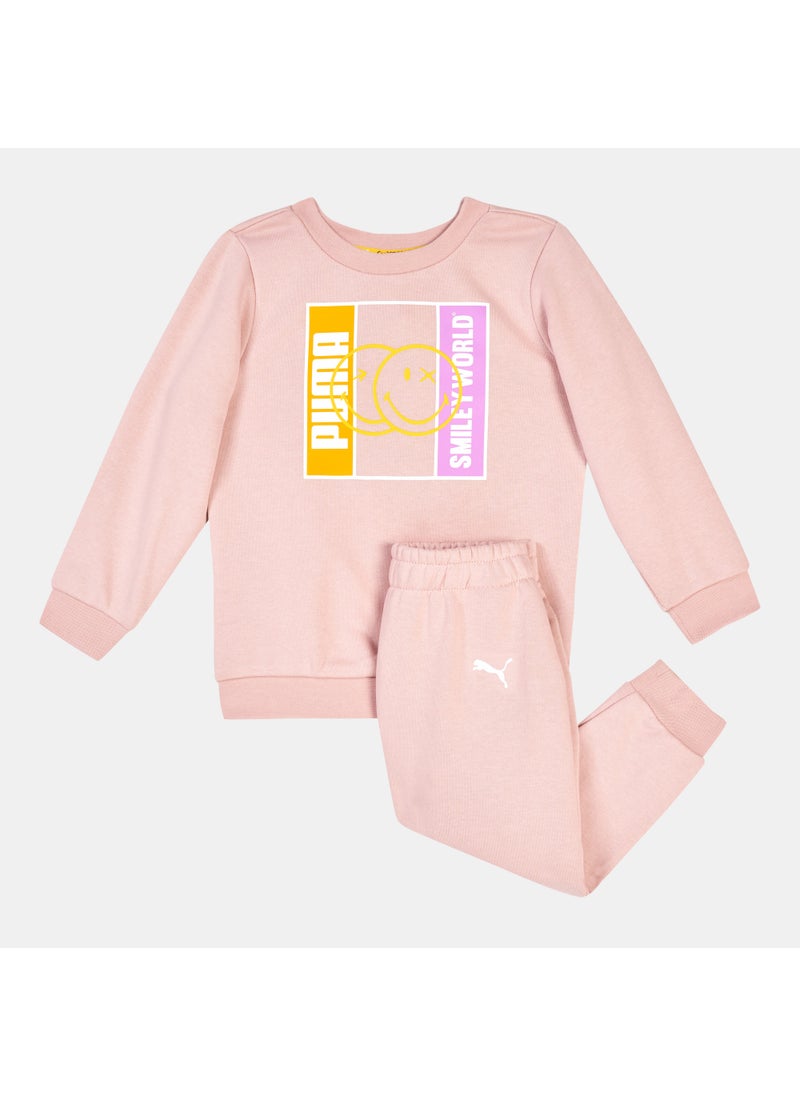 Kids' x SMILEYWORLD Minicat Jogger Set