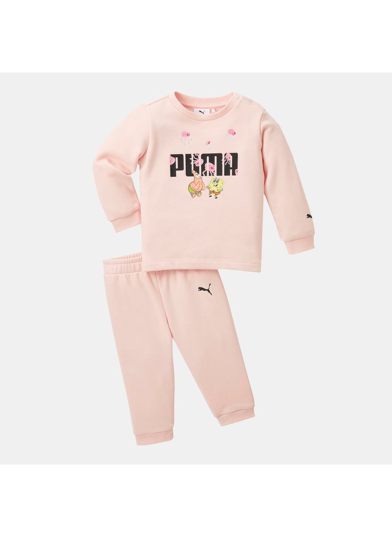 Kids' x SPONGEBOB Minicat Crew Jogger Set