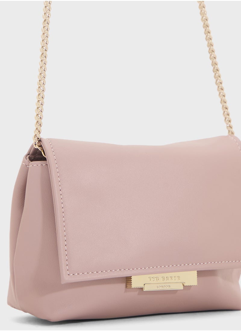 Demni Small Leather Crossbody Bag