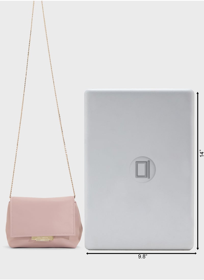 Demni Small Leather Crossbody Bag