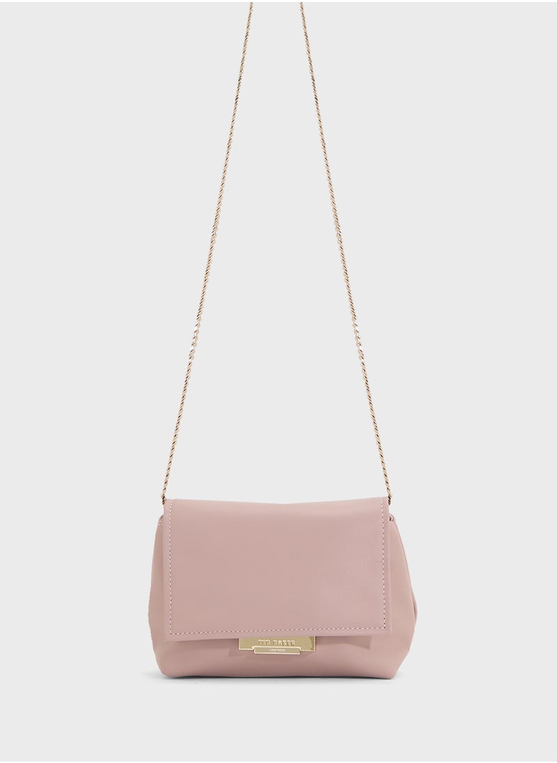 Demni Small Leather Crossbody Bag