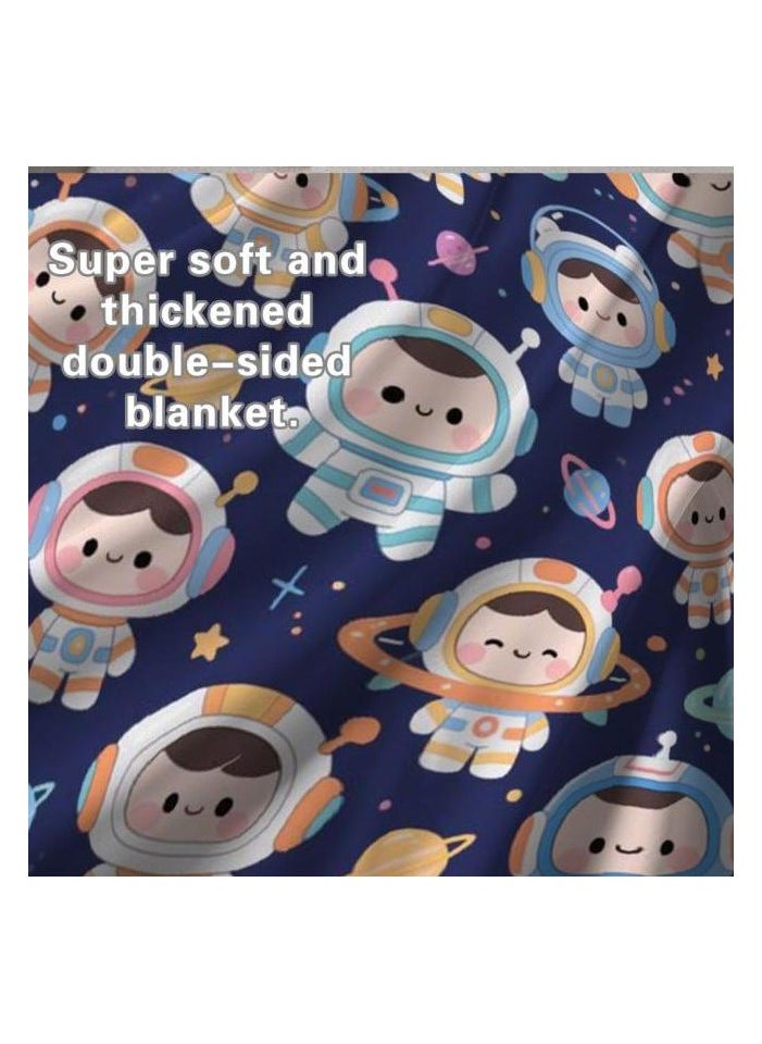 Flannel thin blanket (warm and comfortable, suitable for sleep, gaming, dust removal and sandproof) 150cm*200cm - 257