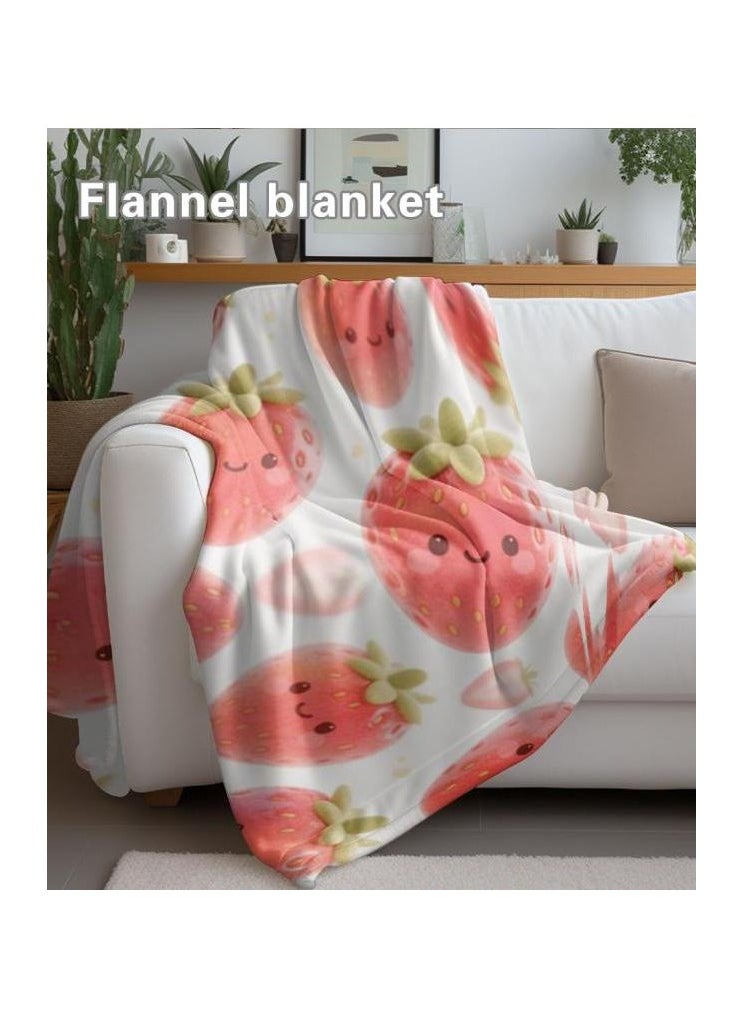 Children's or student cartoon flannel thin blanket (warm and comfortable, suitable for sleep, games) 100cm*150cm - 114