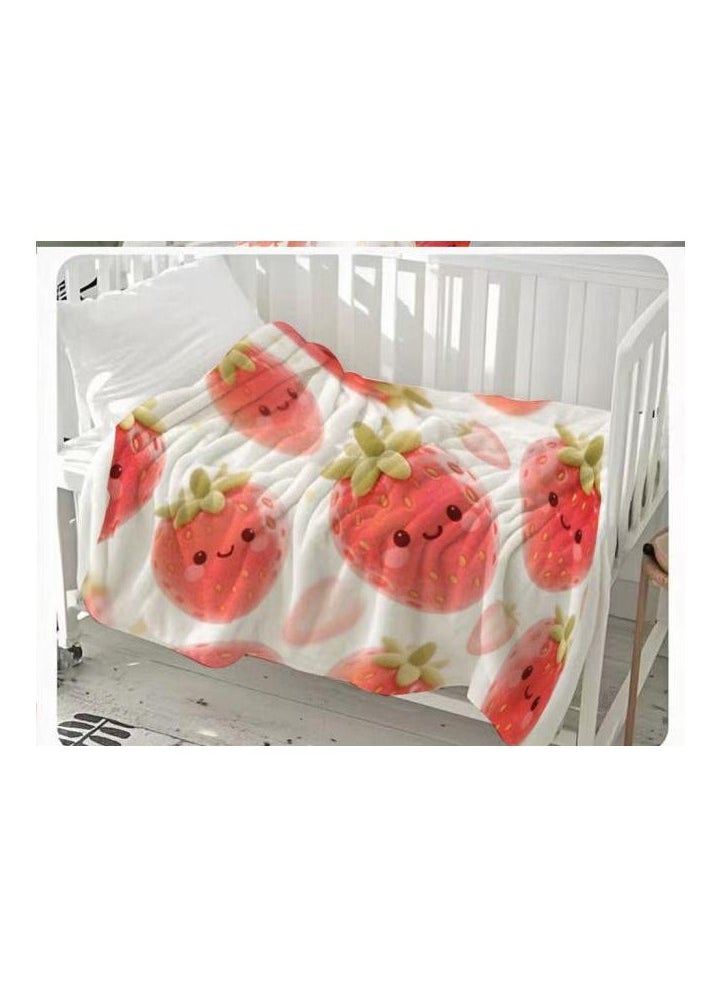 Children's or student cartoon flannel thin blanket (warm and comfortable, suitable for sleep, games) 100cm*150cm - 114
