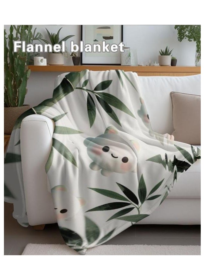 Children's or student cartoon flannel thin blanket (warm and comfortable, suitable for sleep, games) 100cm*150cm - 1154