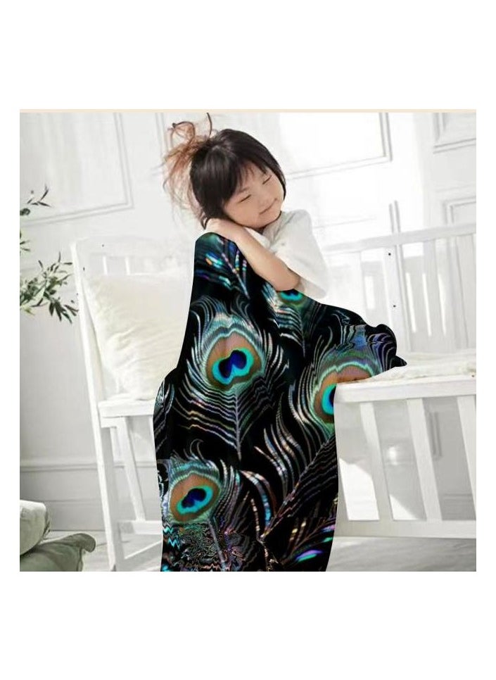 Children's or student cartoon flannel thin blanket (warm and comfortable, suitable for sleep, games) 100cm*150cm