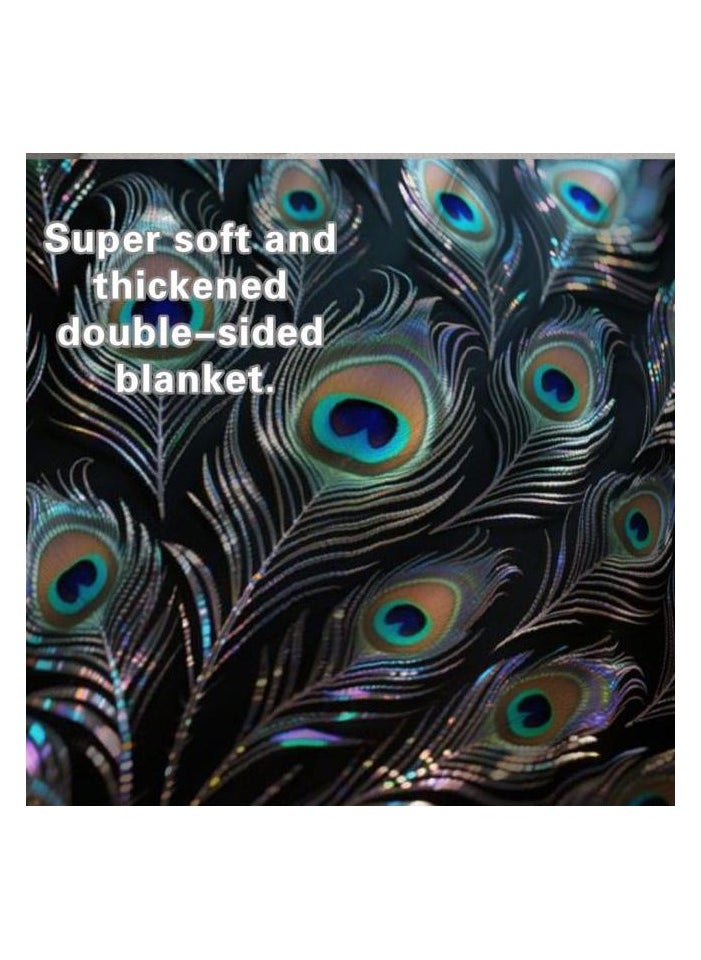 Children's or student cartoon flannel thin blanket (warm and comfortable, suitable for sleep, games) 100cm*150cm