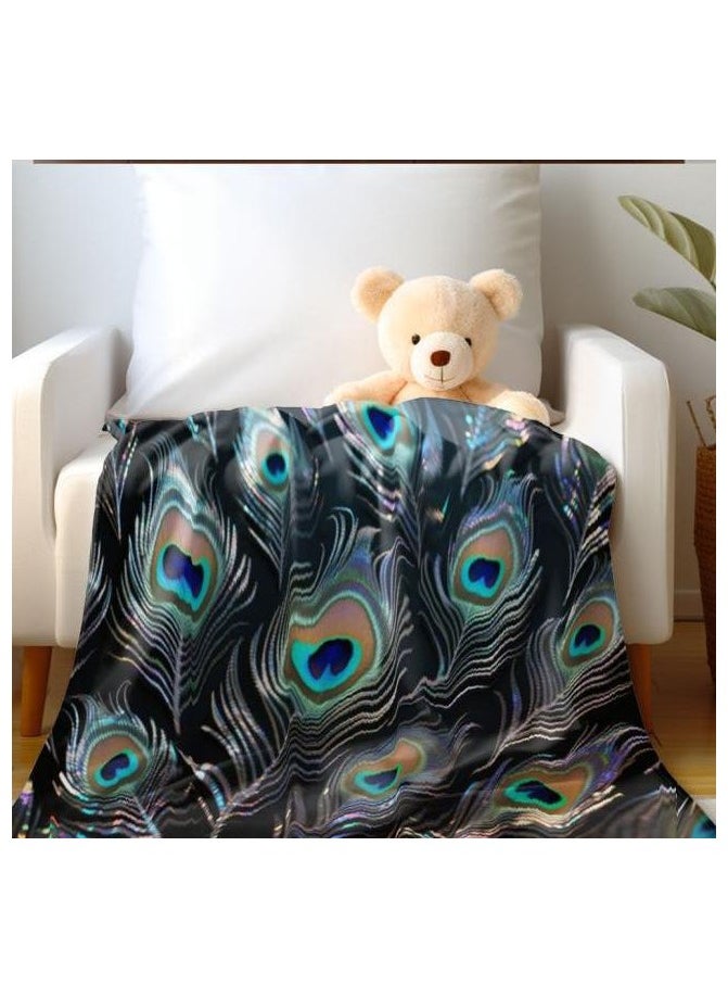 Children's or student cartoon flannel thin blanket (warm and comfortable, suitable for sleep, games) 100cm*150cm