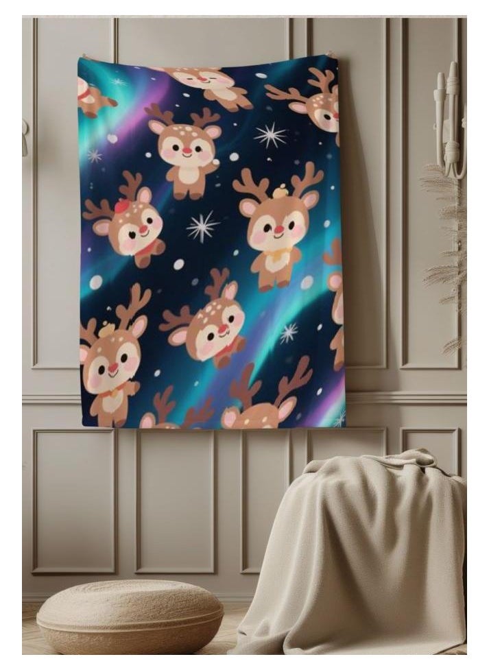 Children's or student cartoon flannel thin blanket (warm and comfortable, suitable for sleep, games) 100cm*150cm - 1146