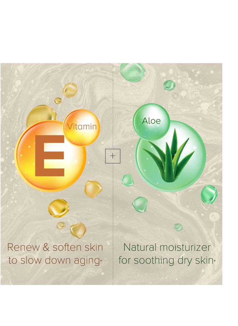 Sanar Naturals Healthy Skin Vitamin E and Aloe Vera Moisturizer Ampoules - Body Lotion for Dry Skin, Face, Hands - Travel Size Serum for Women and Men, 60 Capsules