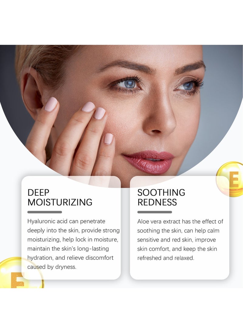 345 Relief Cream Daily Face Moisturizer Blemish Relief Care Soothing Recovery & Moisture with Niacinamide, Panthenol Vegan Skincare for All Skin Types 1.7 Fl Oz. 50ml