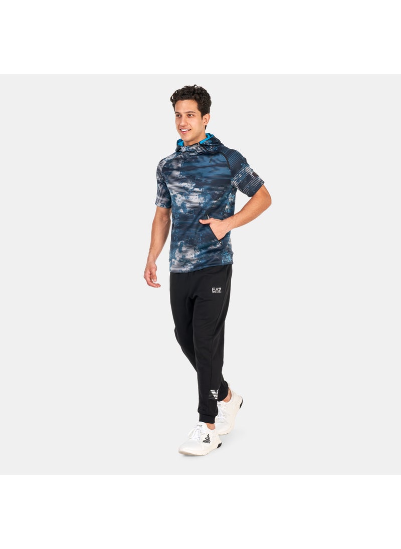 Men's Vigor 7 Half Sleeve Hooded Sweatshirt