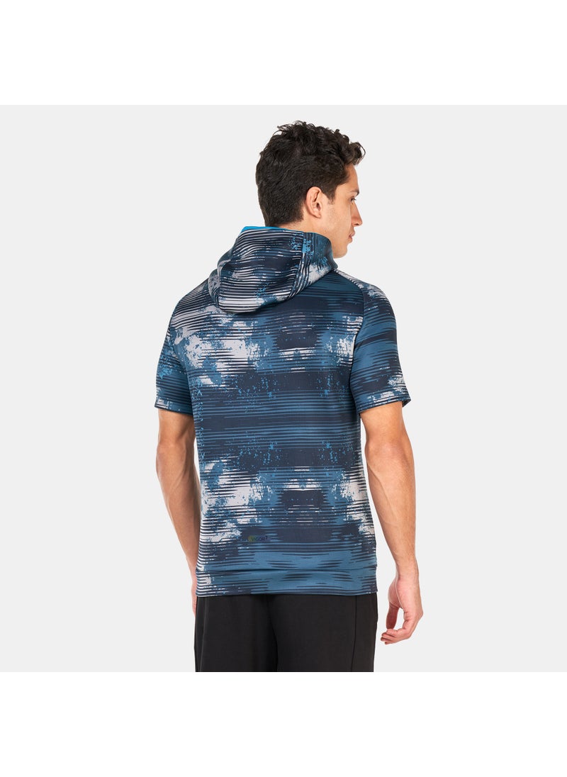 Men's Vigor 7 Half Sleeve Hooded Sweatshirt