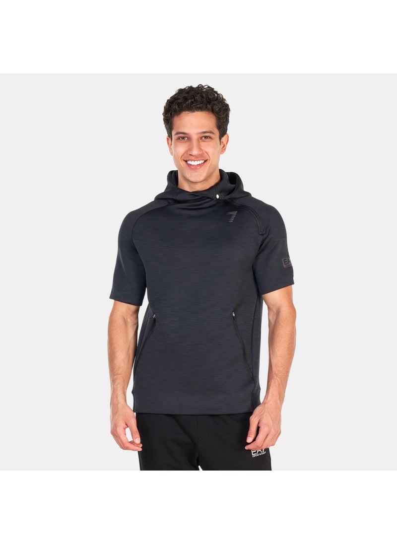 Men's Vigor 7 Half Sleeve Hooded Sweatshirt