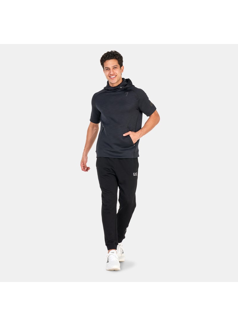 Men's Vigor 7 Half Sleeve Hooded Sweatshirt