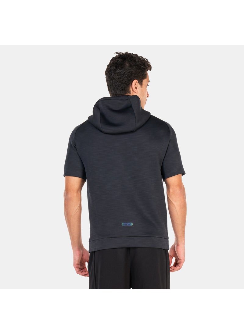 Men's Vigor 7 Half Sleeve Hooded Sweatshirt