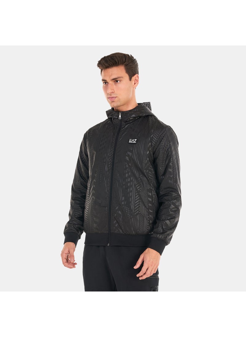 Men's Graphic Train Reversible Full-Zip Hoodie