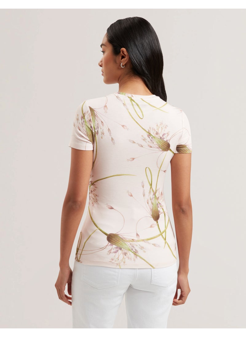 Printed Crew Neck T-Shirt