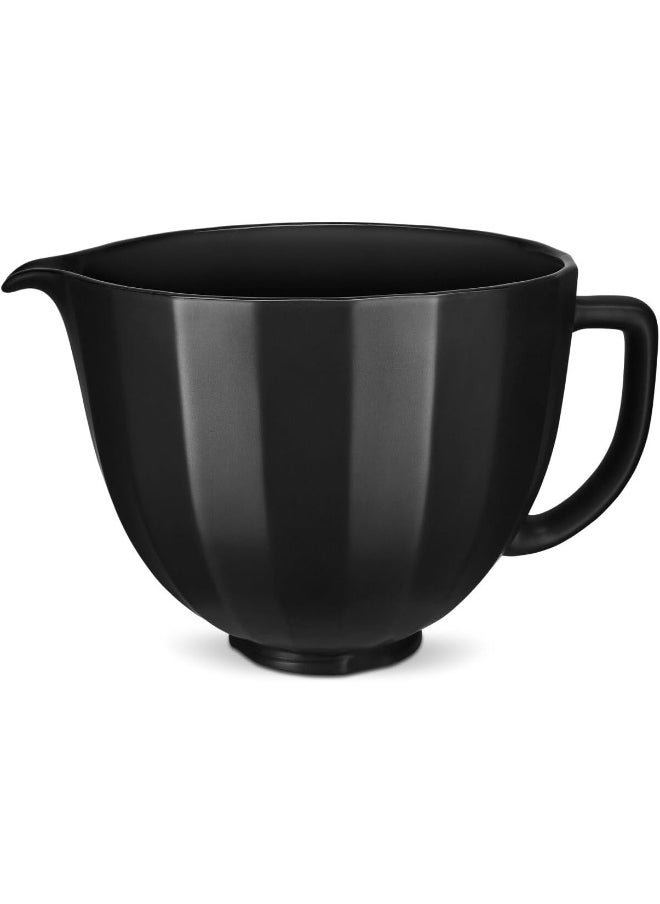 KitchenAid® 5 Quart Black Shell Ceramic Bowl