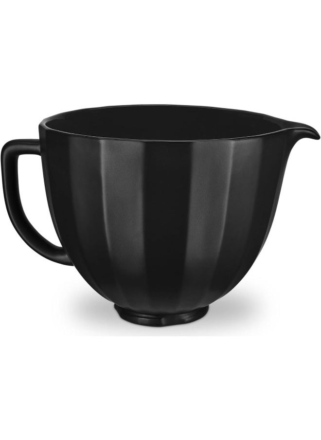 KitchenAid® 5 Quart Black Shell Ceramic Bowl