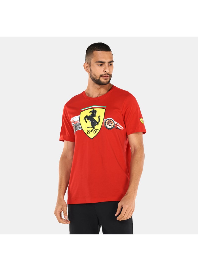 Men's Ferrari Race Heritage Big Shield T-Shirt