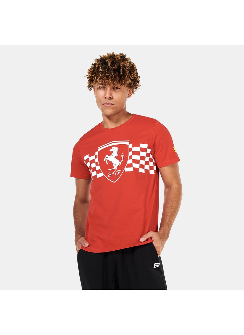 Men's Scuderia Ferrari Race Tonal Shield T-Shirt