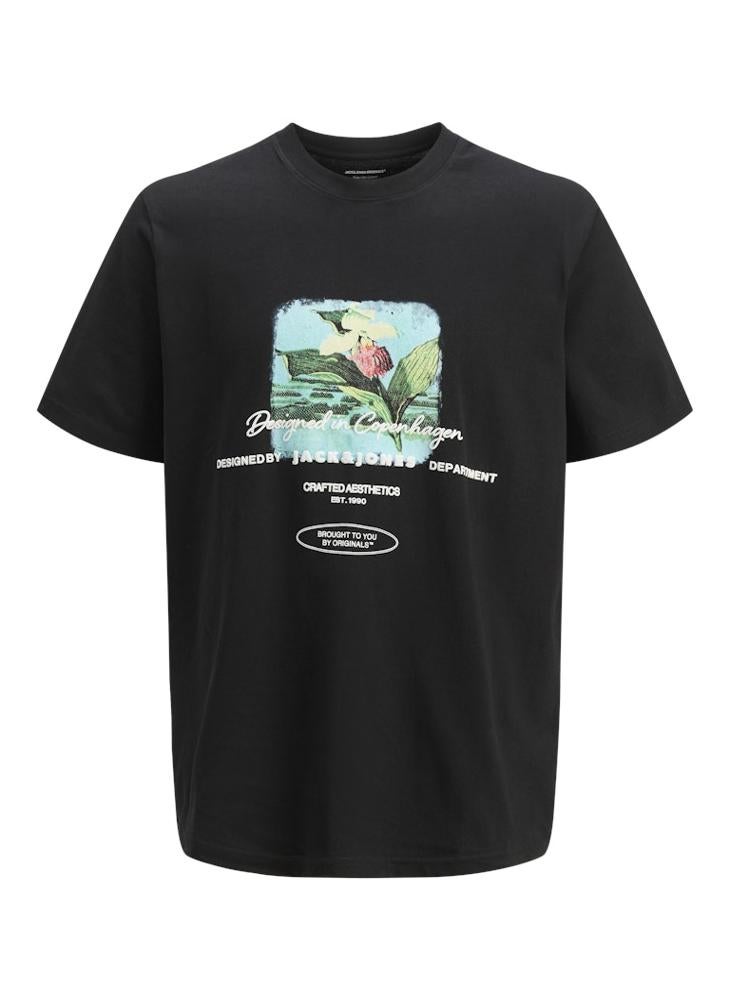 Joralmeria Stamp Crew Neck T-Shirt