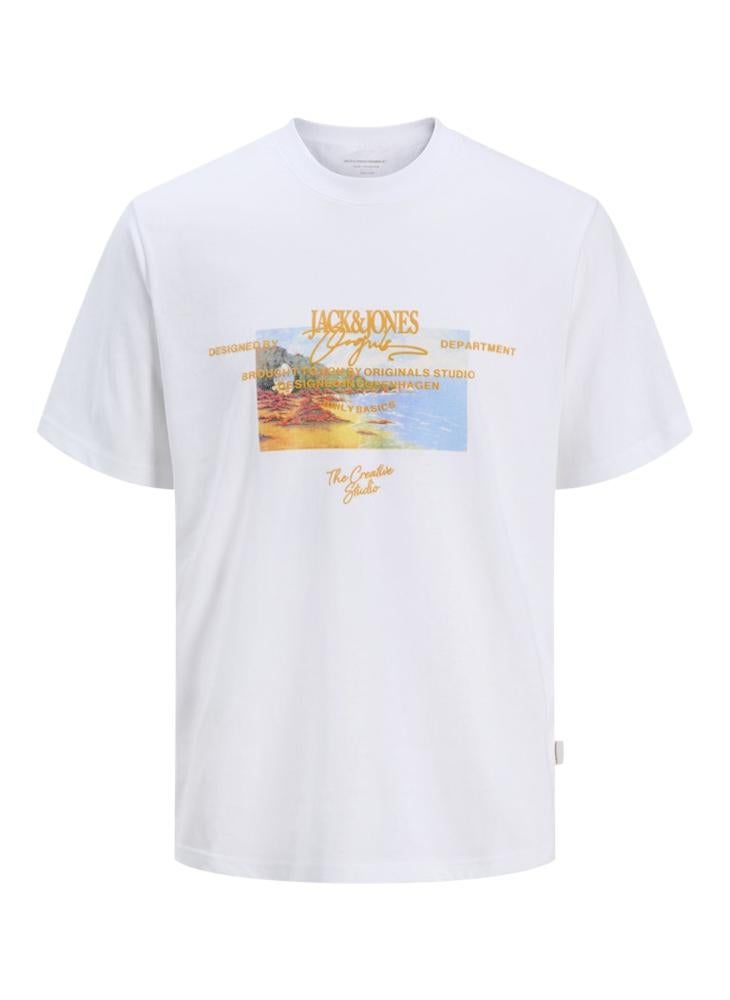 Joralmeria Stamp Crew Neck T-Shirt