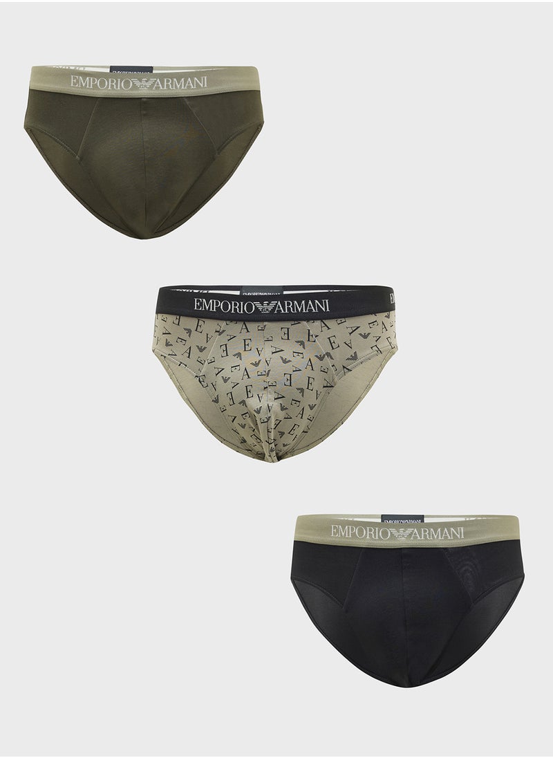 3 Pack Logo Band Boxers