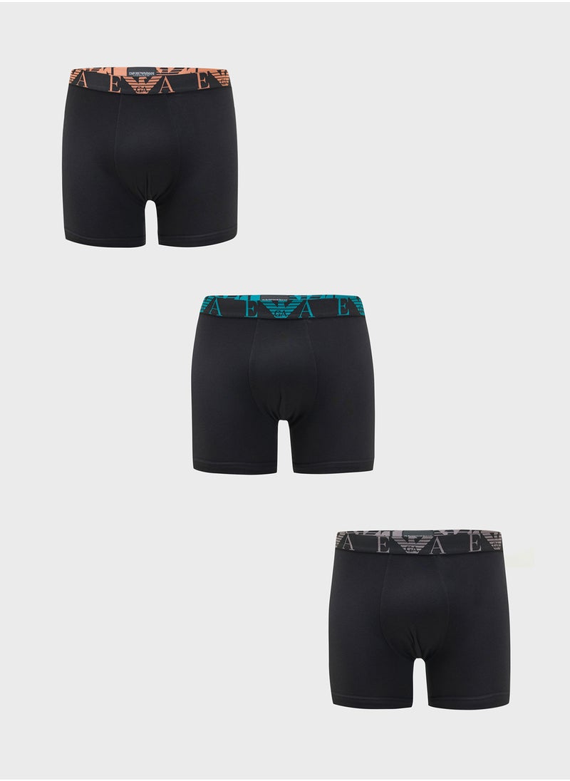 3 Pack Logo Band Boxers