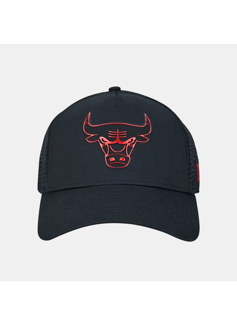 Men's Foil Logo Chicago Bulls Trucker Cap