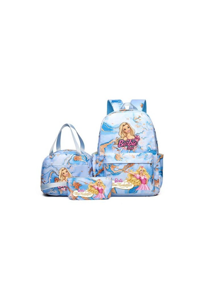 Fun cartoons accompanied by three-piece set of fashionable and practical bags (available for students, children, friends on outings, mountain climbing, etc.) - 698