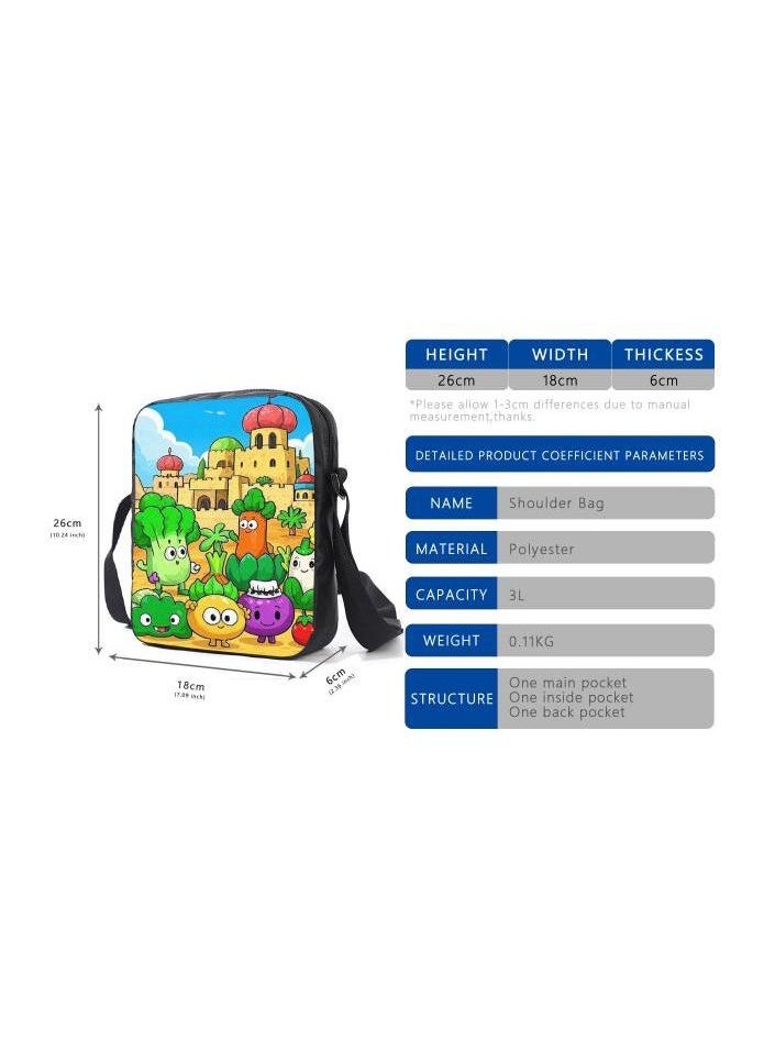 Cartoon style universal three-piece schoolbag - 586