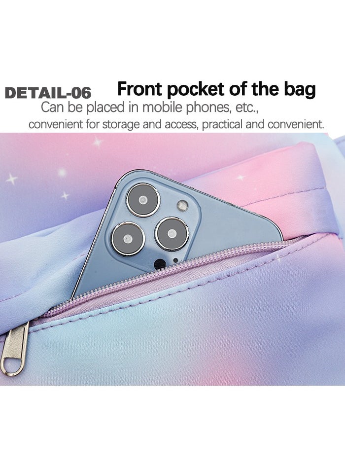Fun cartoons accompanied by three-piece set of fashionable and practical bags (available for students, children, friends on outings, mountain climbing, etc.) - 585