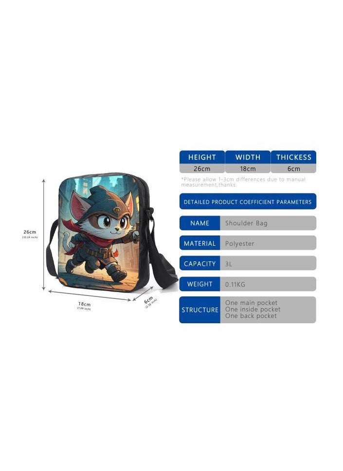 Cartoon style universal three-piece schoolbag - 607