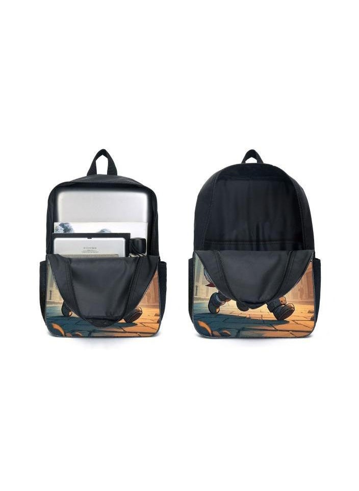 Cartoon style universal three-piece schoolbag - 607