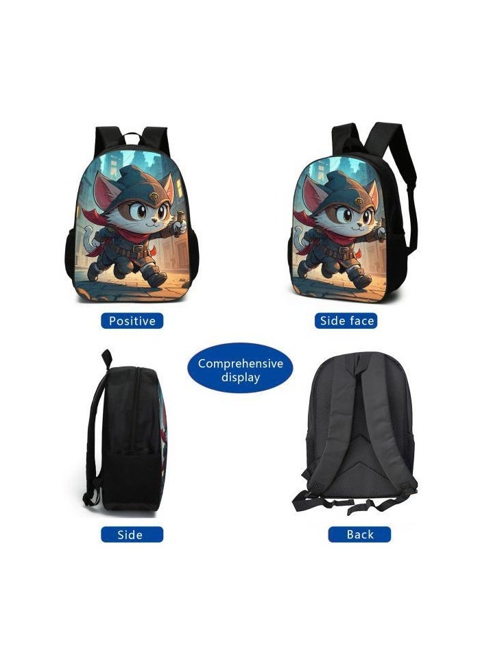 Cartoon style universal three-piece schoolbag - 607