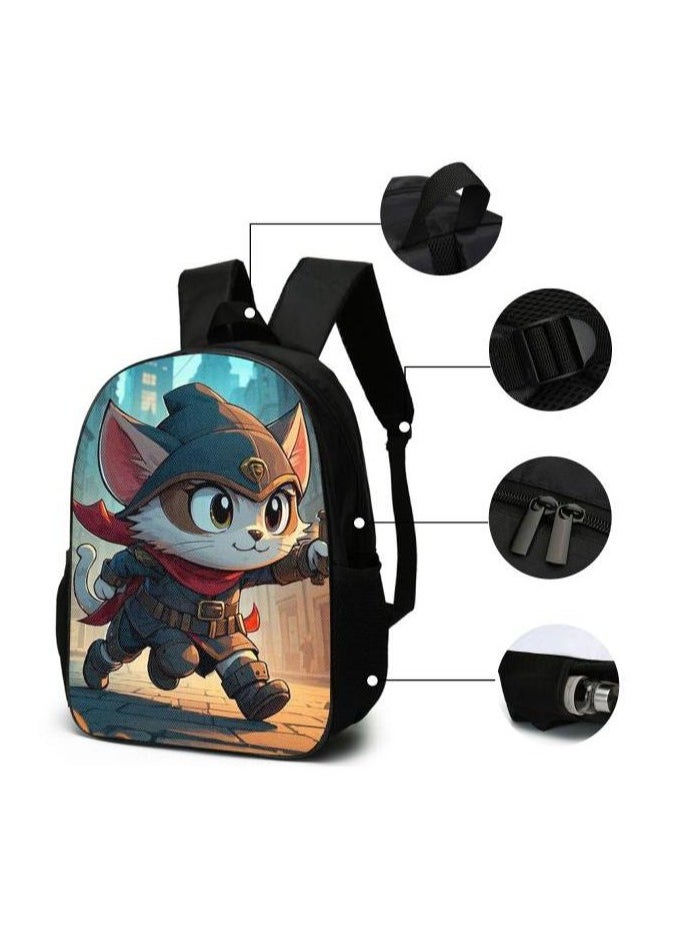 Cartoon style universal three-piece schoolbag - 607