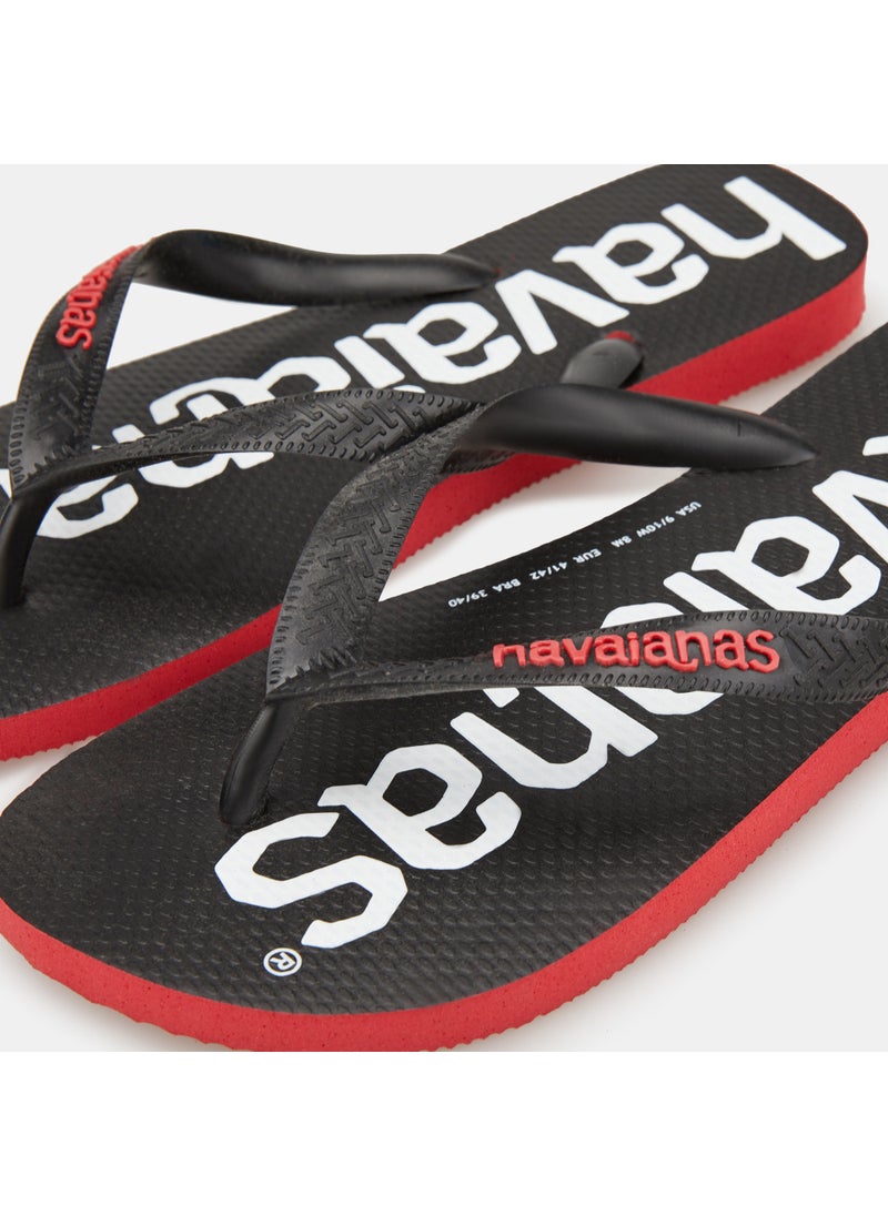 Top Logomania 2 Flip Flops