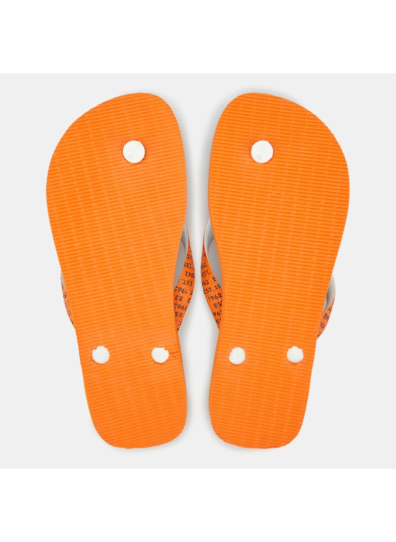 Top Logomania Mid Tech Flip Flops