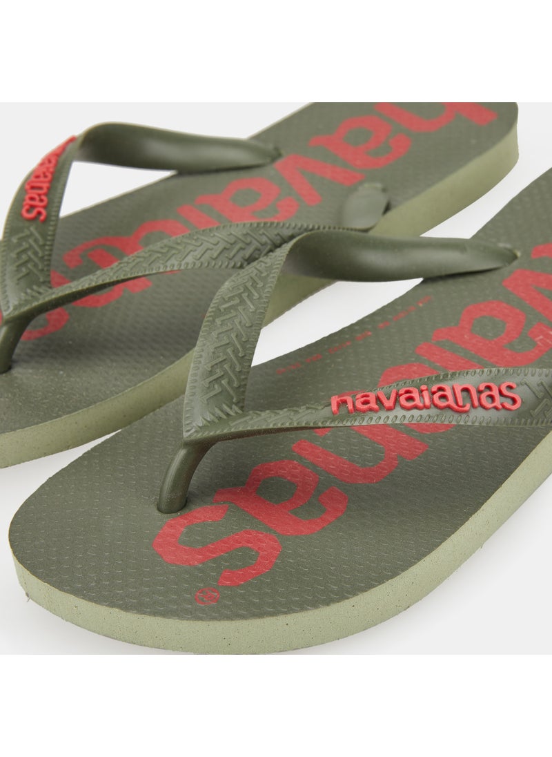 Top Logomania 2 Flip Flops