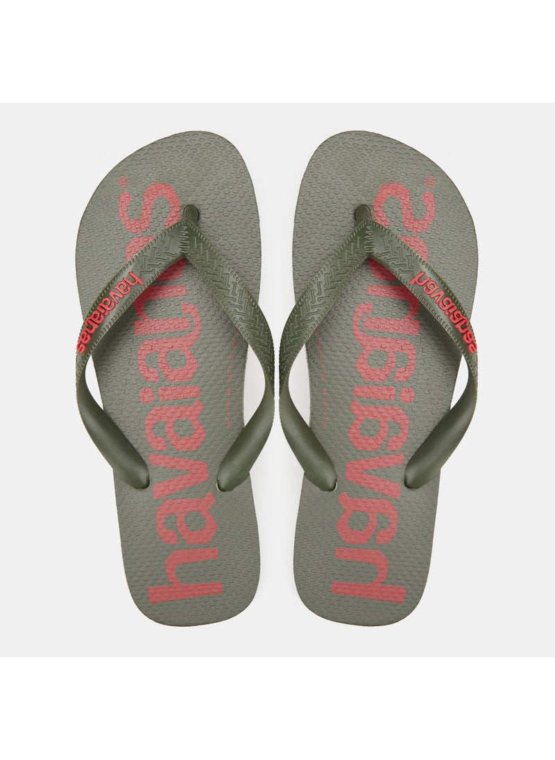 Top Logomania 2 Flip Flops